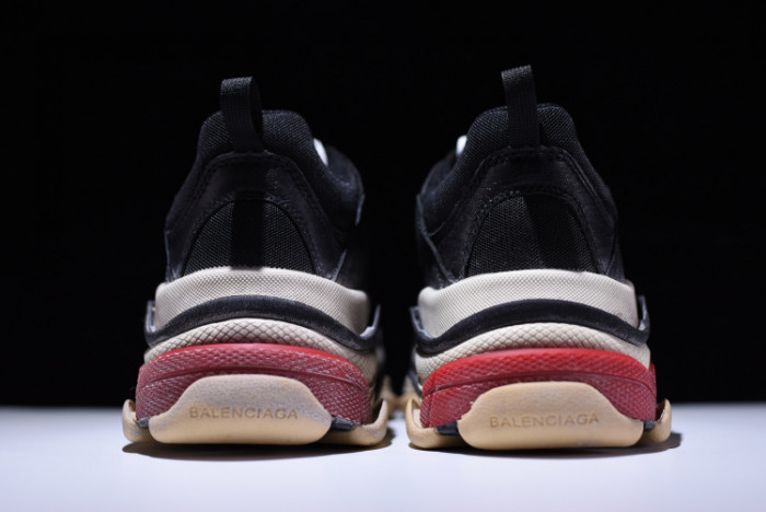 balen 17fw triple s trainer black/ red 483513 w06e1 1000
