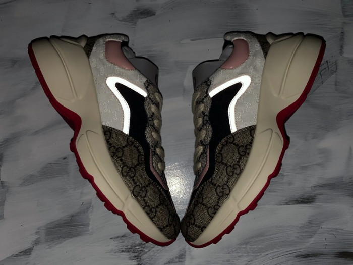 gucc1 rhyton vintage trainer sneaker