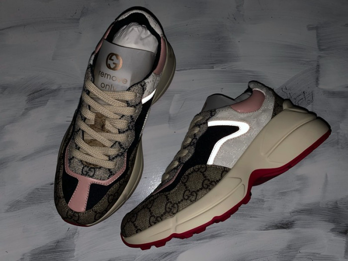 gucc1 rhyton vintage trainer sneaker