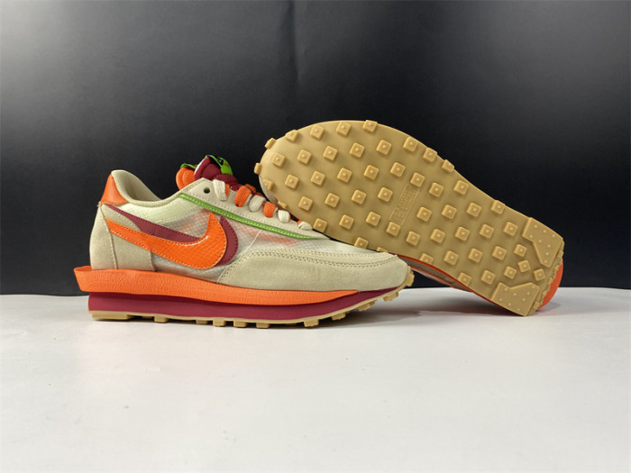clot x sacai x nike ldv waffle dh1347-100