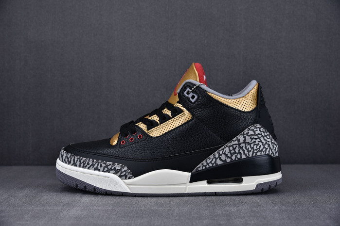 air jordan 3 retro“black gold”