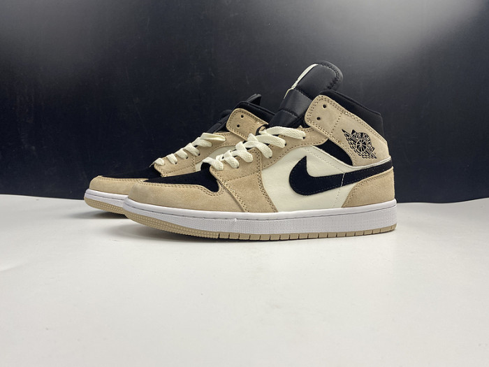 air jordan 1 mid barely orange (w) bq6472 -800