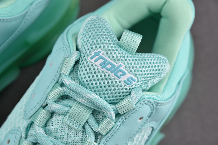 Ba*len*cia*ga triple s clear sole green