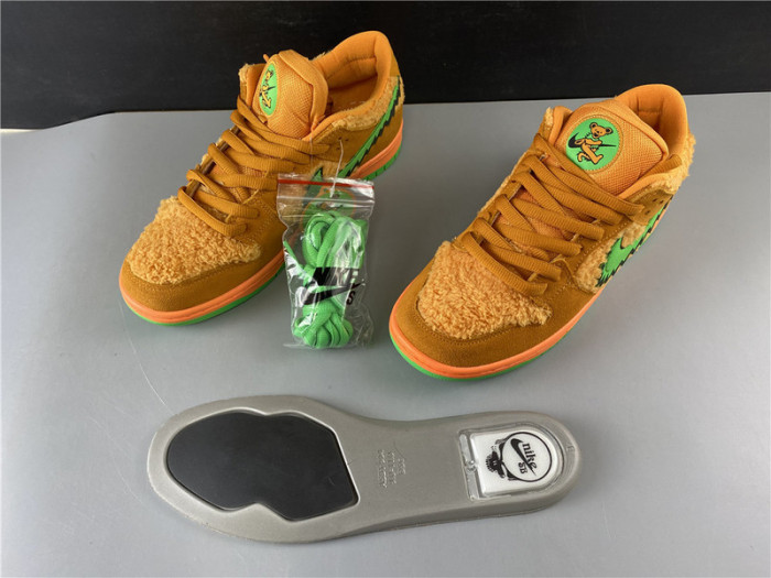 nike sb dunk low grateful dead "orange bear" cj5378-800
