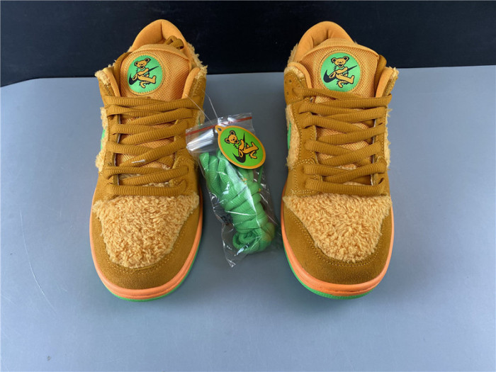 nike sb dunk low grateful dead "orange bear" cj5378-800
