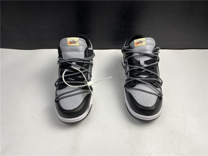 fw x nike dunk low black and grey ct0856-007