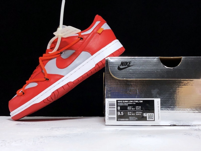nike dunk low fw university red ct0856-600