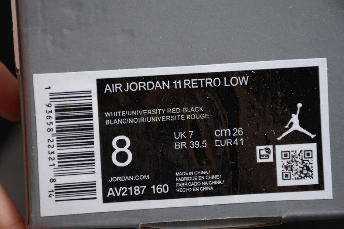 air jordan 11 low concord bred av2187-160