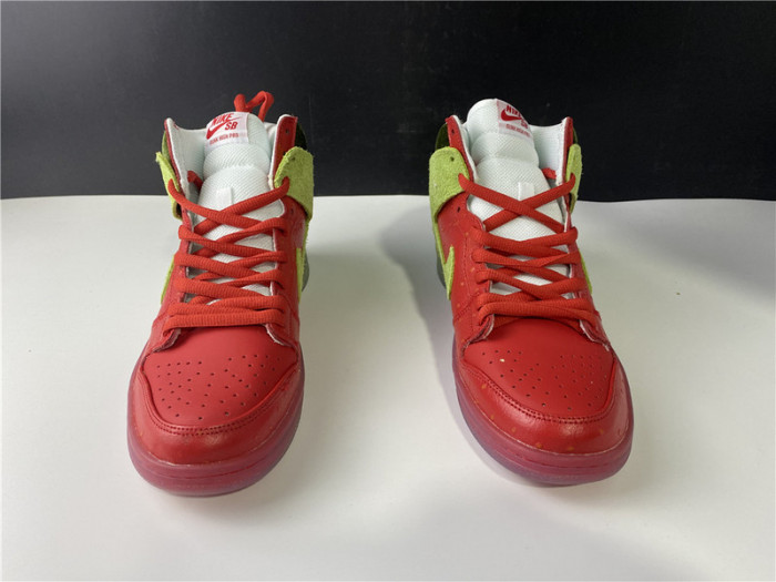 nike sb dunk high strawberry cough cw7093-600