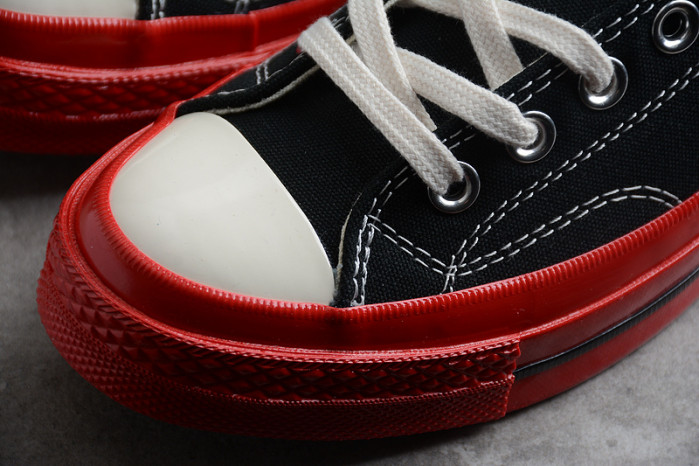 comme des garçons play x chuck 70 low