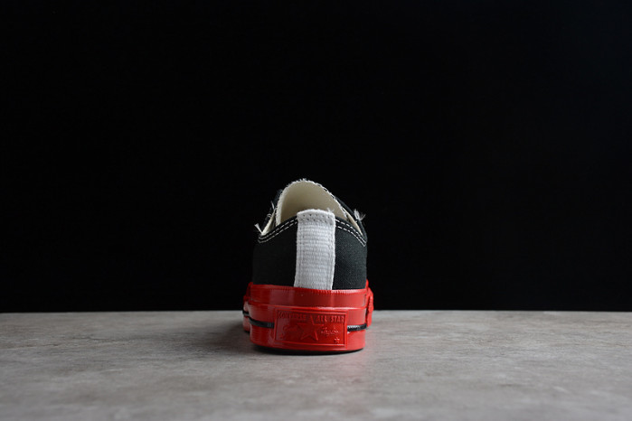 comme des garçons play x chuck 70 low
