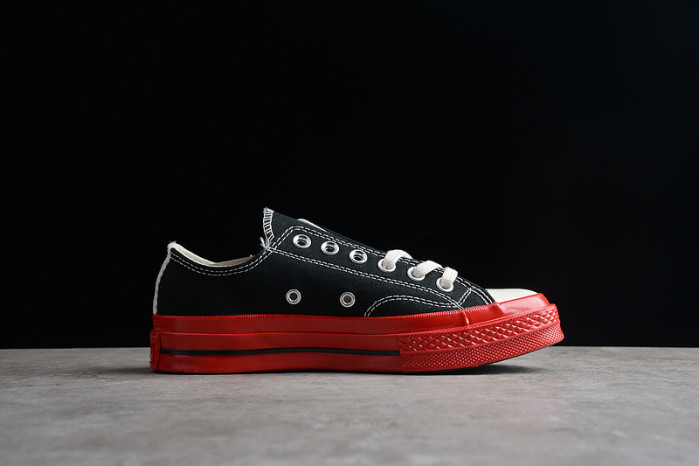 comme des garçons play x chuck 70 low