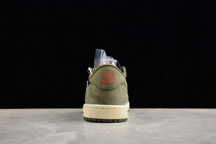 travis scott x air jordan 1 low og black olive