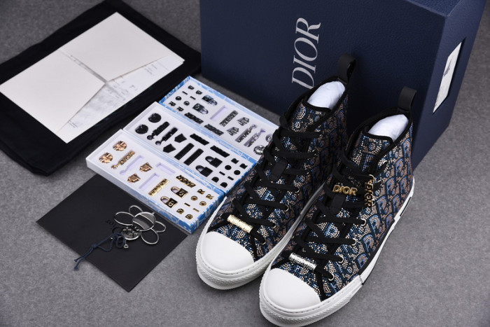 b23 oblique high top sneaker