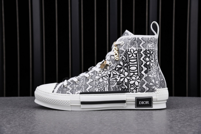 b23 oblique high top sneaker
