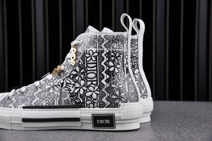 b23 oblique high top sneaker