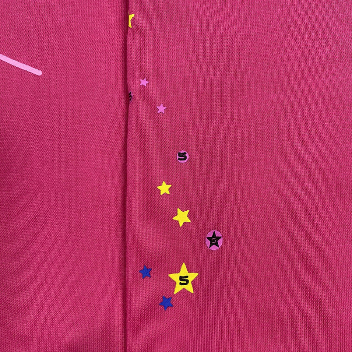sp5der p*nk hoodie pink