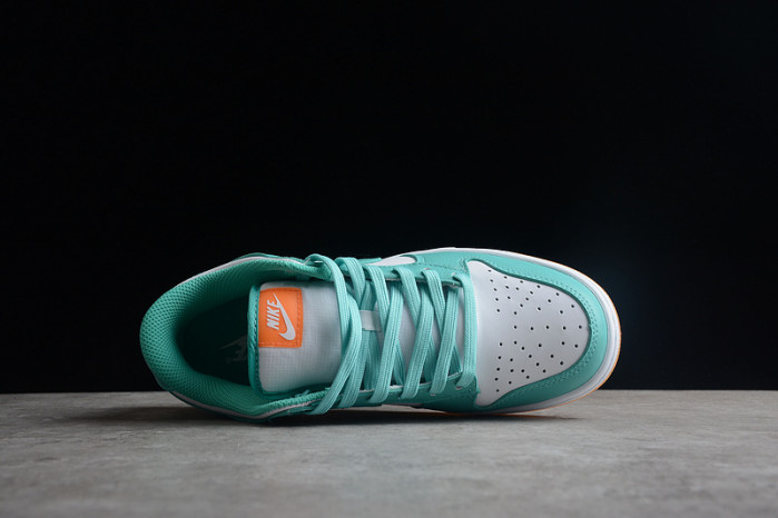 nike dunk low white turquoise - dv2190-100
