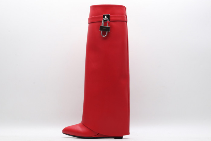 give*chy shark leather boots