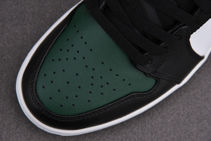 jordan 1 low green toe - 553558-371