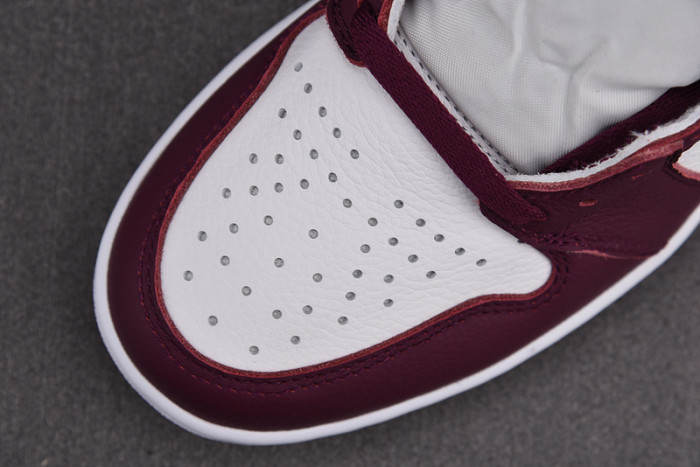 jordan 1 retro high og bordeaux - 555088-611