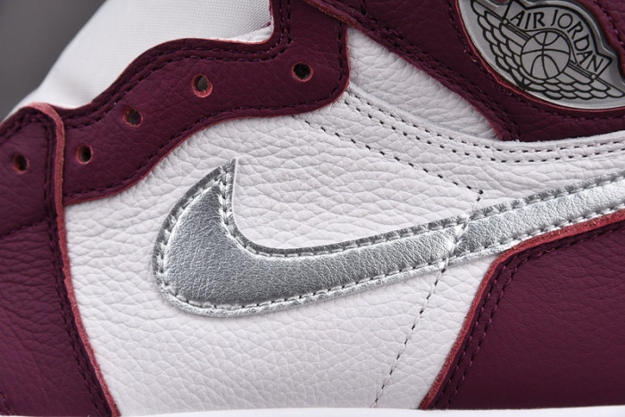 jordan 1 retro high og bordeaux - 555088-611