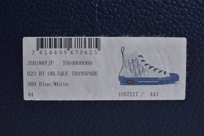 b23 oblique high top sneakers