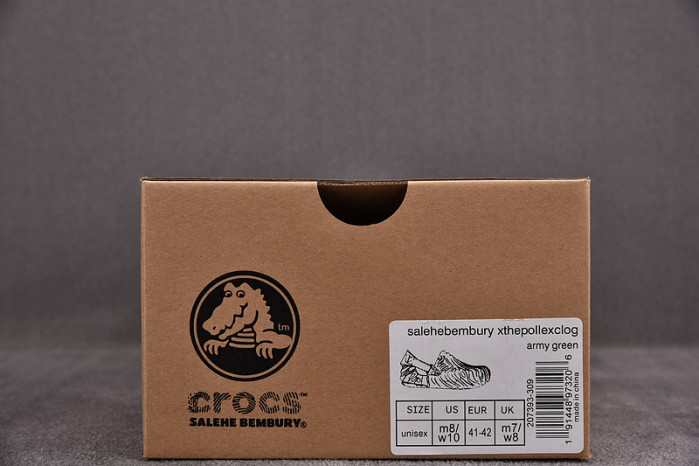 salehe bembury x crocs pollex clog“cucumber”
