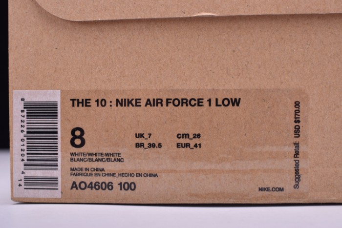 nike air force 1 low fw all white ao4606-100