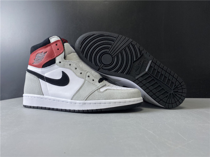 air jordan 1 retro high light smoke grey 555088-126