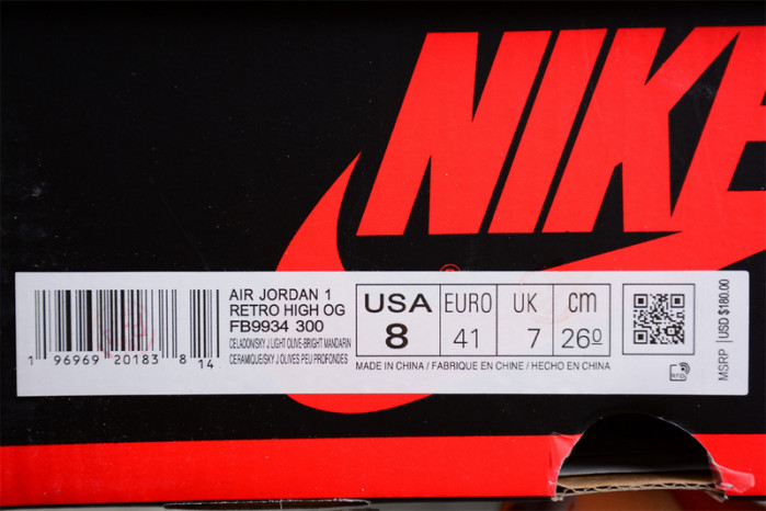 air jordan 1 high og celadon