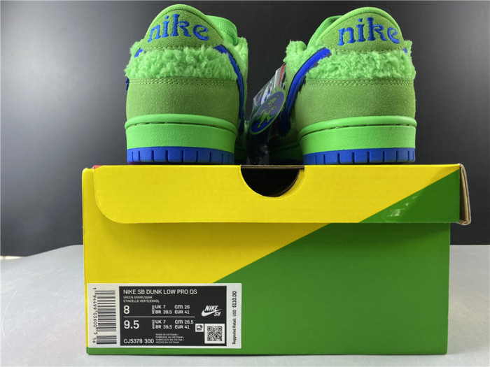 nike sb dunk low "grateful dead - green bear" - cj5378-300