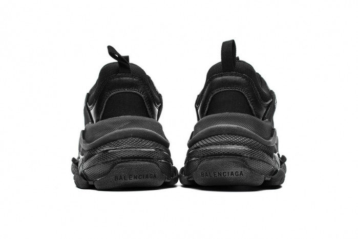 balen triple s clear sole black 541624 w09o1 1000