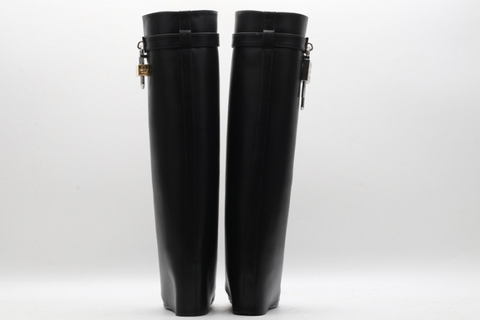 give*chy shark leather boots