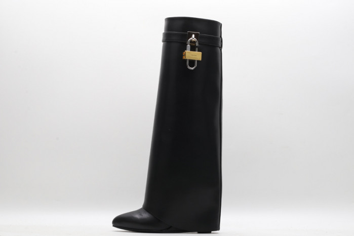 give*chy shark leather boots