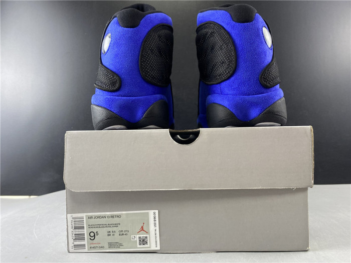 air jordan 13 retro black hyper royal 414571-040